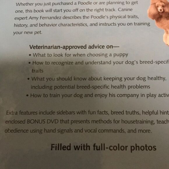 Barron's Dog Bibles Poodles Book with CD Rom - Picture 14 of 14